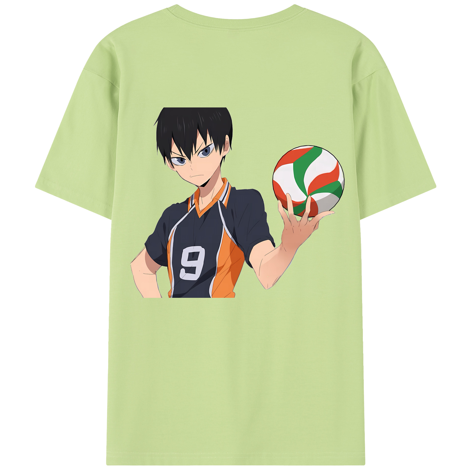 （画像用） ハイキュー!! Haikyu!! 綿100％半袖Tシャツ（背面プリント）
